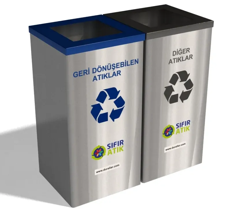 2 li Sıfır Atık Geri Dönüşüm Kutusu -GDK-2031