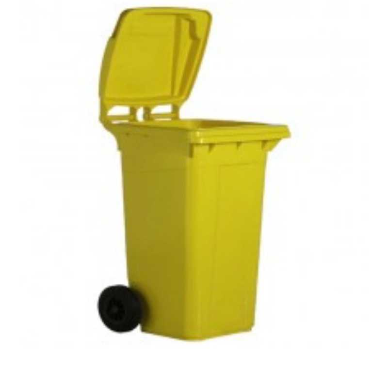 240 Lt Sarı Çöp Konteyneri -