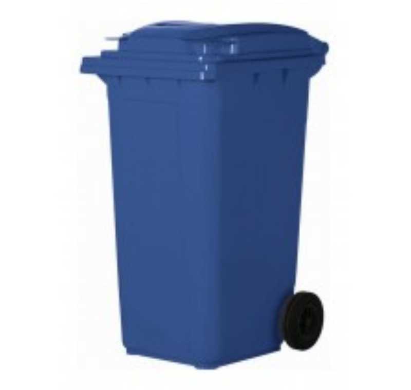 360 lt Mavi Plastik Çöp Konteyneri -