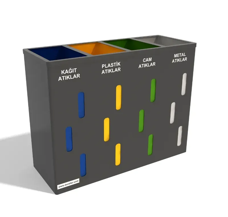 4 lü Geri Dönüşüm Kovası -GDK-4040