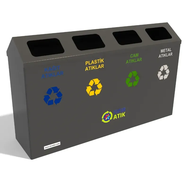 4 Lü Geri Dönüşüm Kutuları -GDK-4083