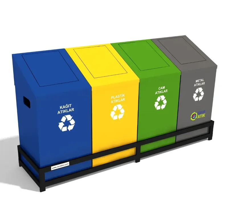 4 lü Sıfır Atık Kutusu -GDK-4035-B