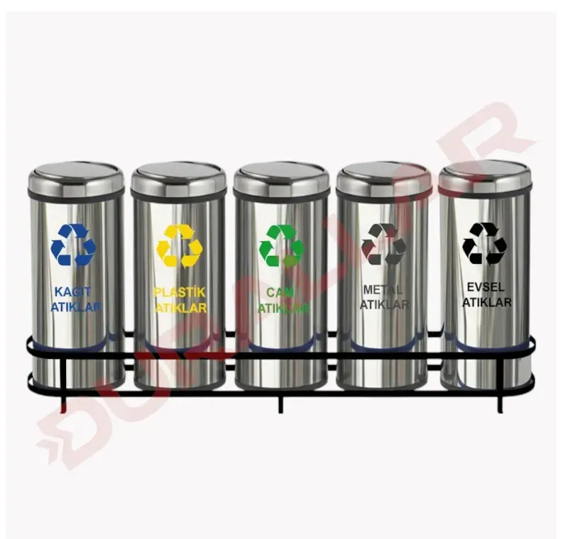 5 li Döner Kapaklı Geri Dönüşüm Kovası -GDK-5013