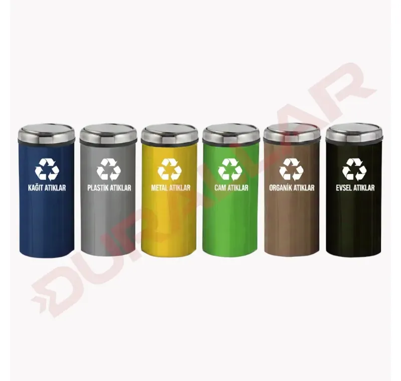 6 lı Döner Kapaklı Sıfır Atık Kutusu -GDK-6010