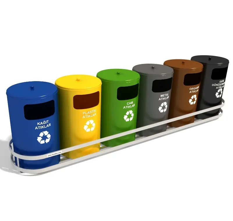 6 lı Geri Dönüşüm Kutusu -GDK-6019