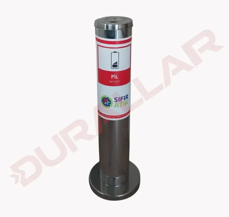 Ayaklı Pil Atık Kutusu -APK-375