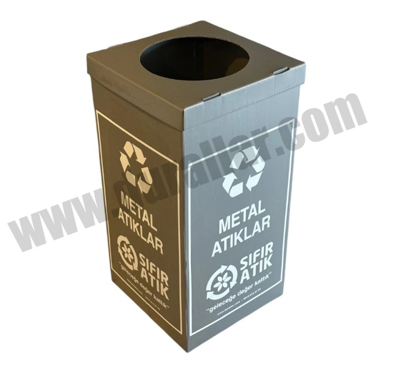 Metal Atık Kutusu -PP Katlanır Kutu