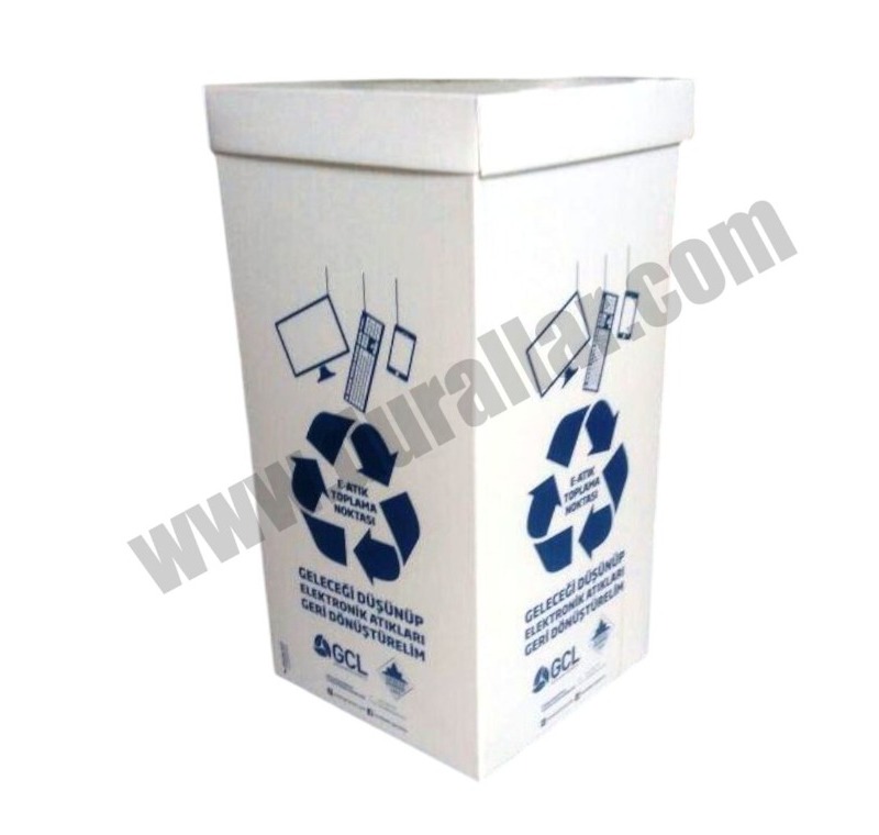 Özel Baskılı PP Geri Dönüşüm Kutusu -PP Sıfır Atık Kutusu