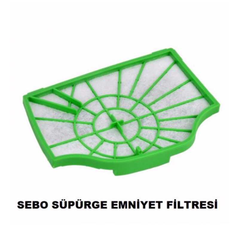 Sebo 370/470 Cami Süpürgesi Emniyet Filtresi -Sebo Emniyet Filtre