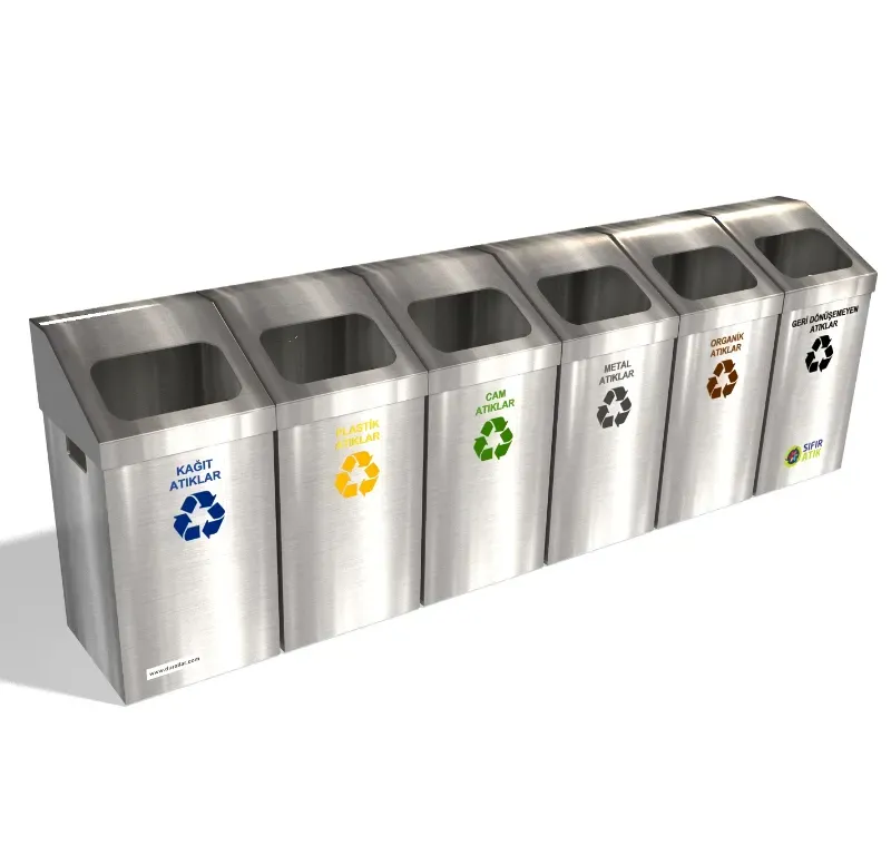 Sıfır Atık Çöp Kutuları -GDK-6028